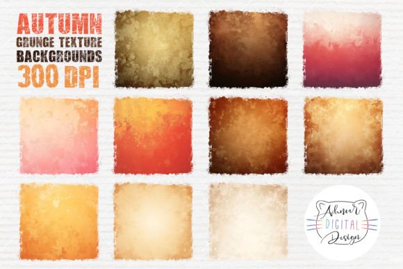 Autumn Grunge Texture Backgrounds: Elevating Digital Design with Vintage Charm