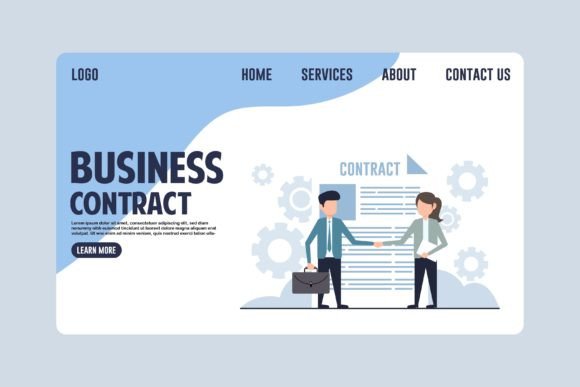 Business Contract Services Webpage Design