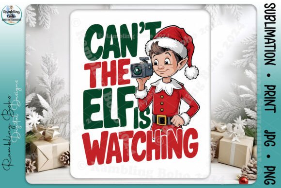 Can t the Elf is Watching Funny Camera: A Holiday Staple for Creators