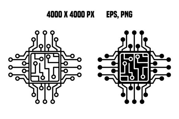 Circuit Icons: The Backbone of Modern Vector Technology for Web Design