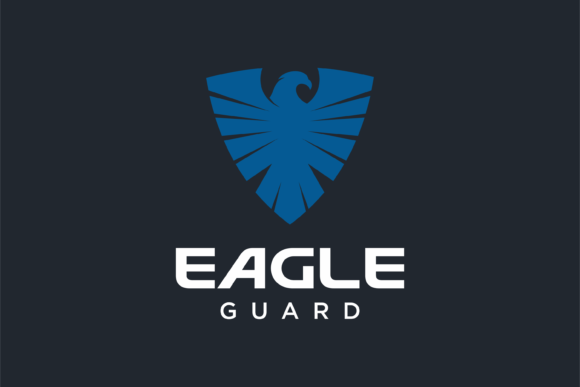 Eagle Logo with Shield Graphic Design