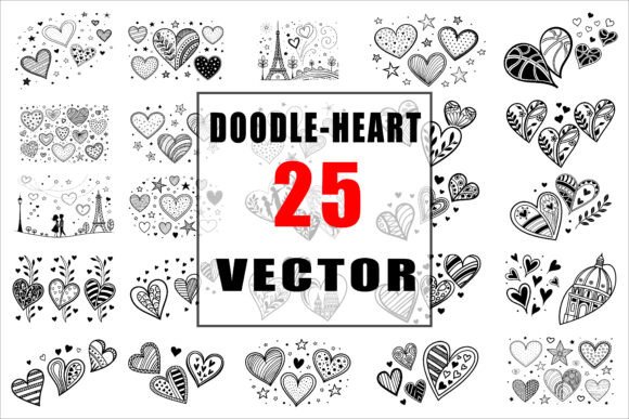 Hand-Drawn Colorful Heart Vector: The Versatile Asset for Modern Design