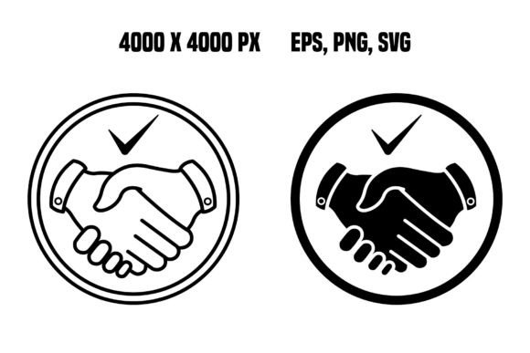 Handshake Icons: Professional Vector Assets for Web Design