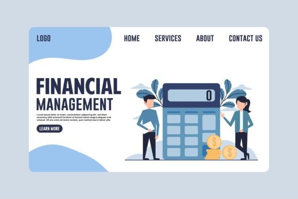 Landing Page Design Financial Management: The Power of 100% Vector Assets