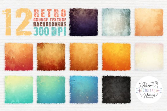 Retro Grunge Texture Backgrounds: A Practical Resource for Designers