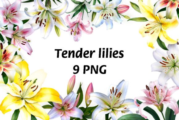 Watercolor Tender Lilies Clipart: A Practical Guide for Designers and Crafters
